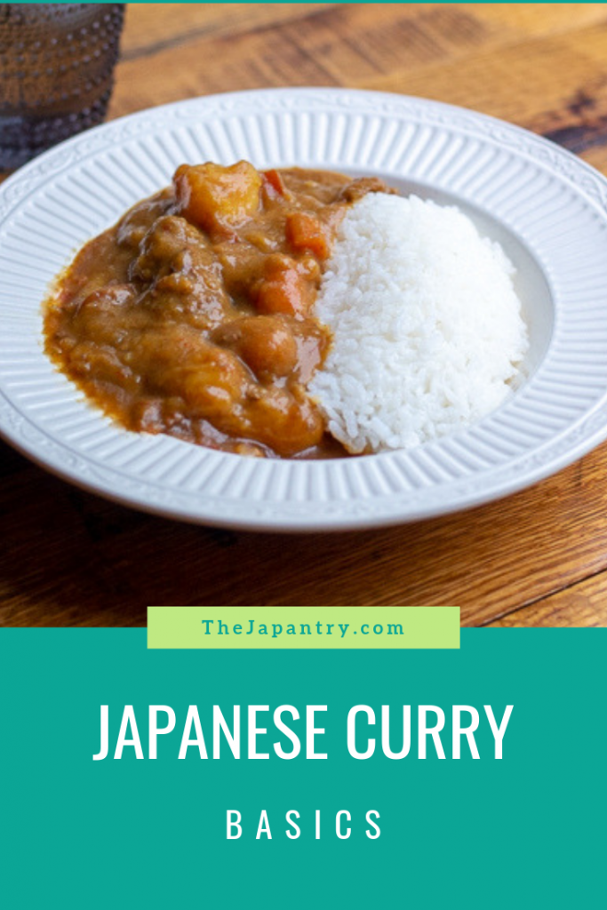 Pinterest graphic for Japanese Curry Basics