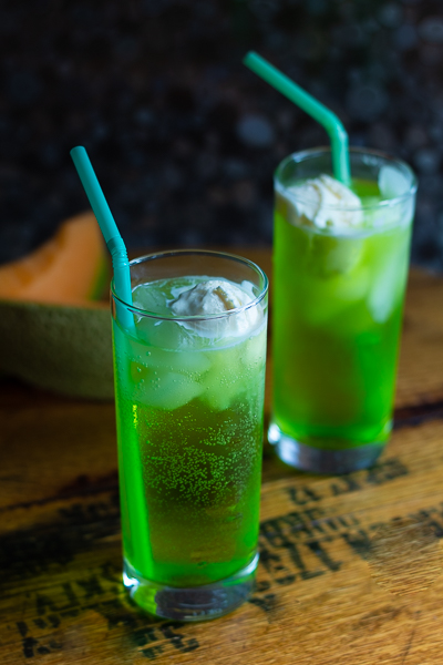 Melon soda cocktail recipe