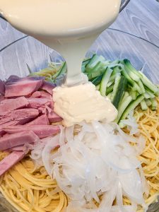 Mayonnaise based dressing for Japanese Pasta Salad