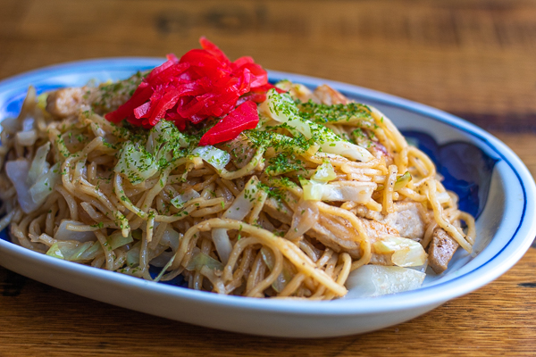 Japanese Yakisoba stir fried noodles