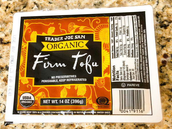 Firm Tofu from Trader Joe's
