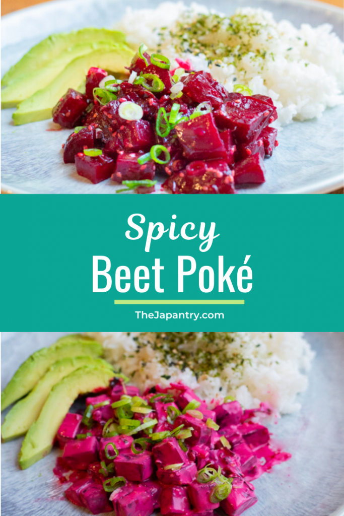 Spicy Beet Poke | The Japantry